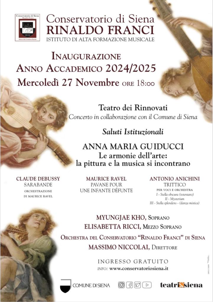 Franci, inaugurazione del nuovo anno Accademico al Teatro dei Rinnovati