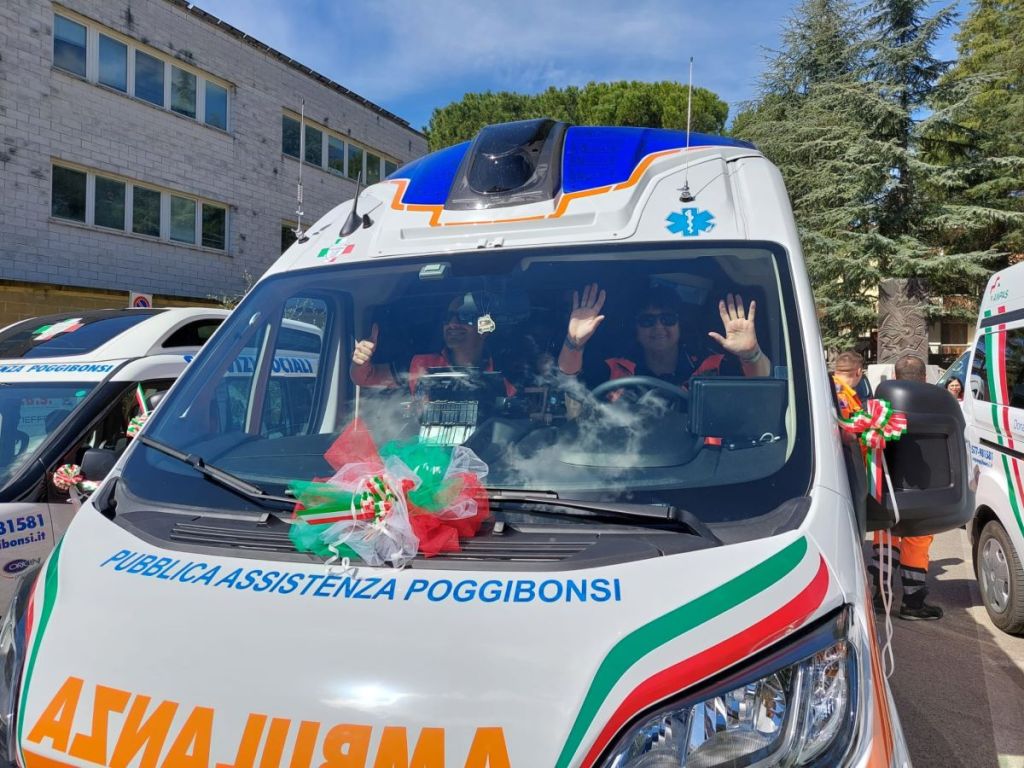Da stamani la Pubblica Assistenza ha una nuova ambulanza