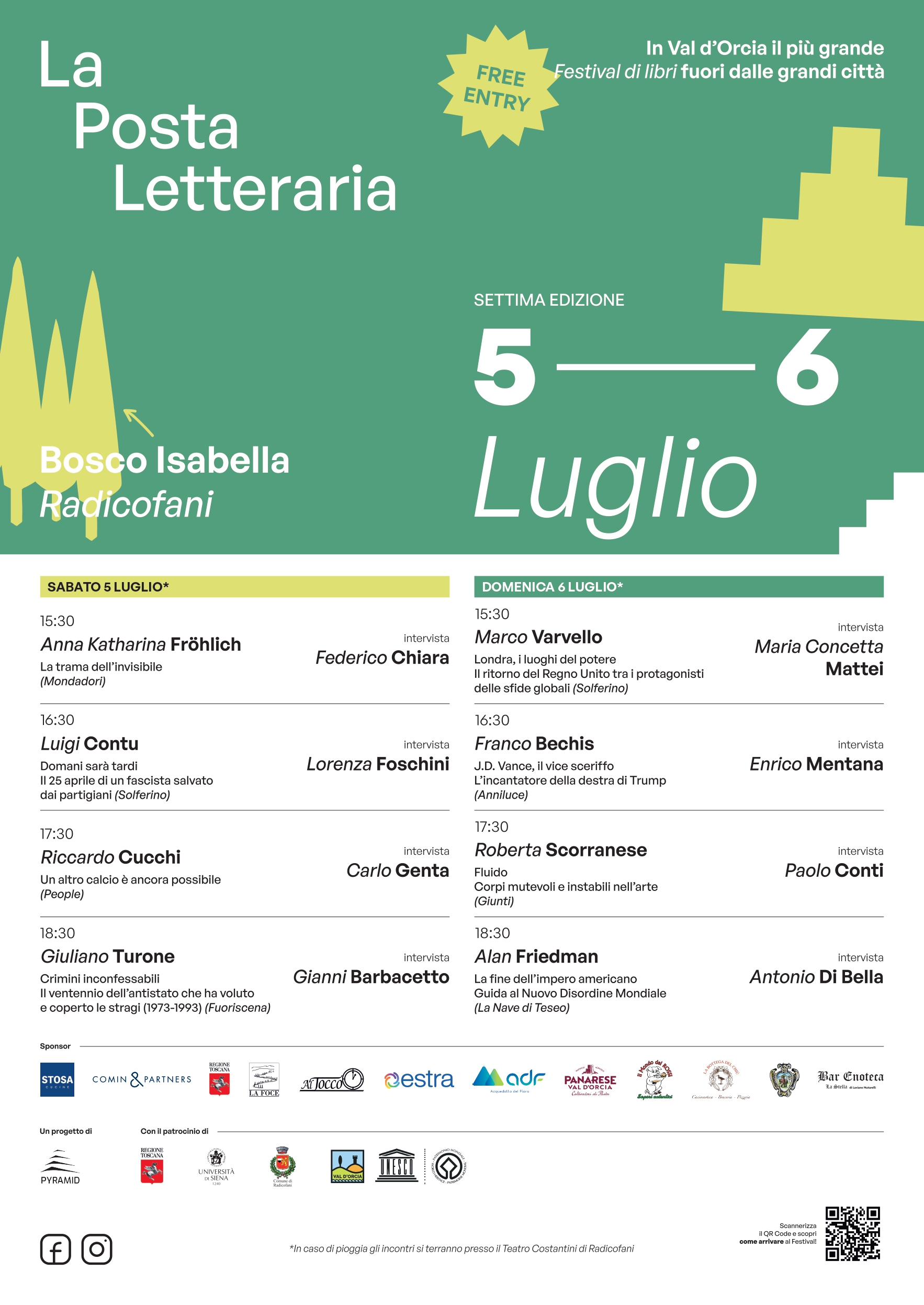 La Posta Letteraria 2025: un weekend di cultura a Radicofani