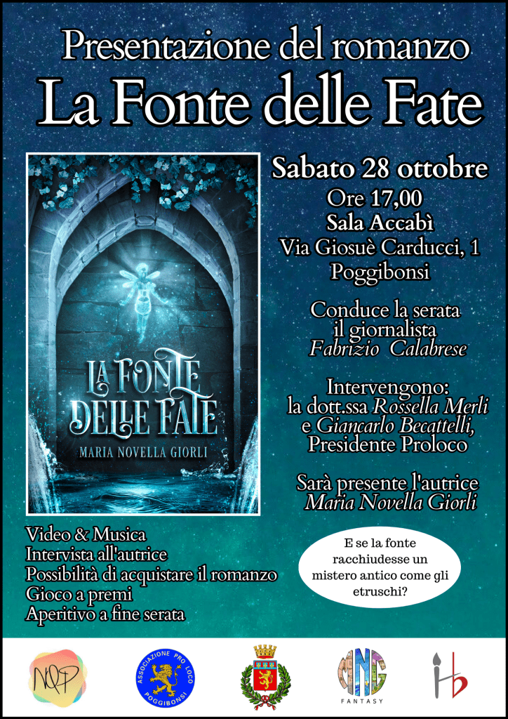 La Fonte delle Fate, ecco il nuovo romanzo di Maria Novella Giorli