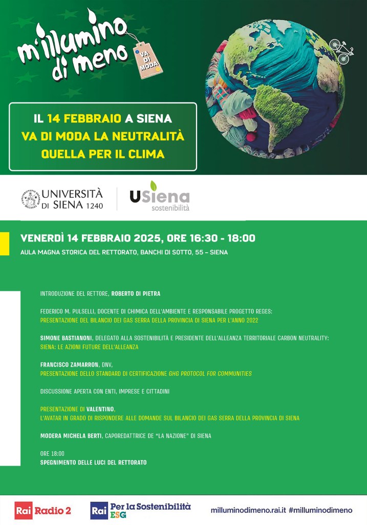 A Siena va di moda la neutralità: quella per il clima