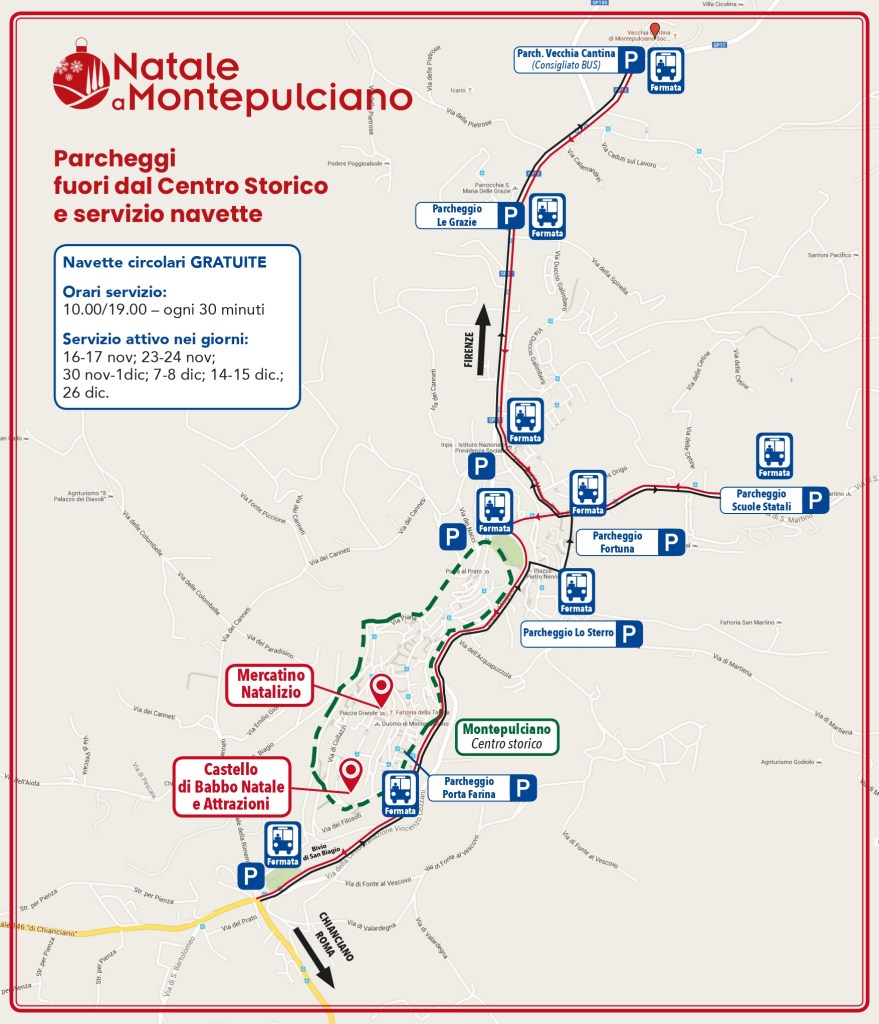 Natale a Montepulciano 2024: inaugurazione e mercatini
