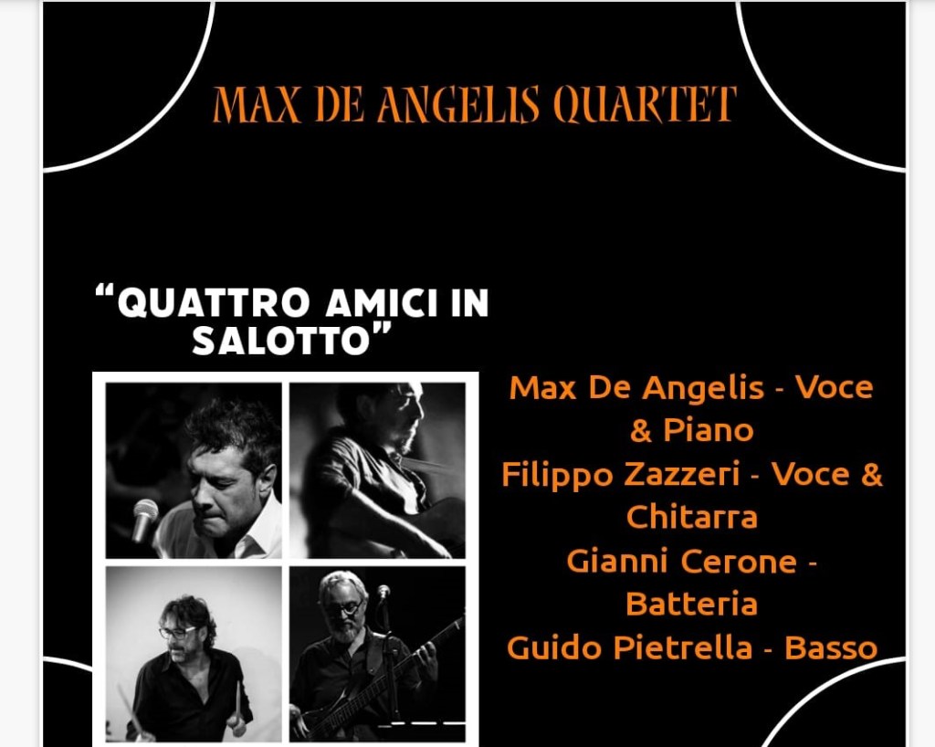 Al Politeama Max De Angelis Quartet in concerto per Sala Set Music Club