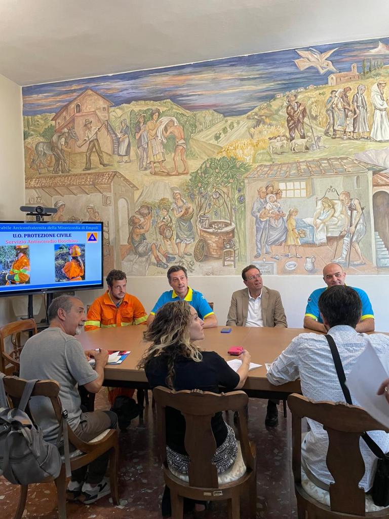 Nasce ufficialmente la sezione Antincendio Boschivo della Misericordia di Empoli