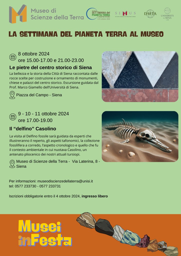 “La settimana del Pianeta Terra al Museo”: alla scoperta delle pietre del centro storico di Siena