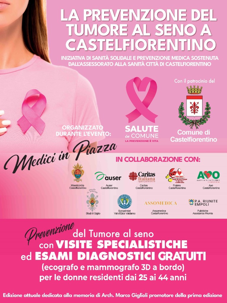 Castelfiorentino, medici in Piazza, domenica 14 aprile si può fare prevenzione con visite gratuite