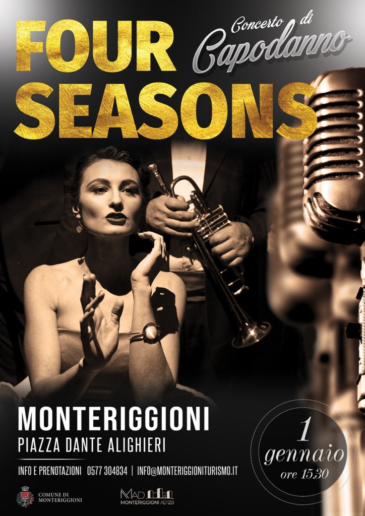 Monteriggioni, concerto a Capodanno con i “Four Seasons”
