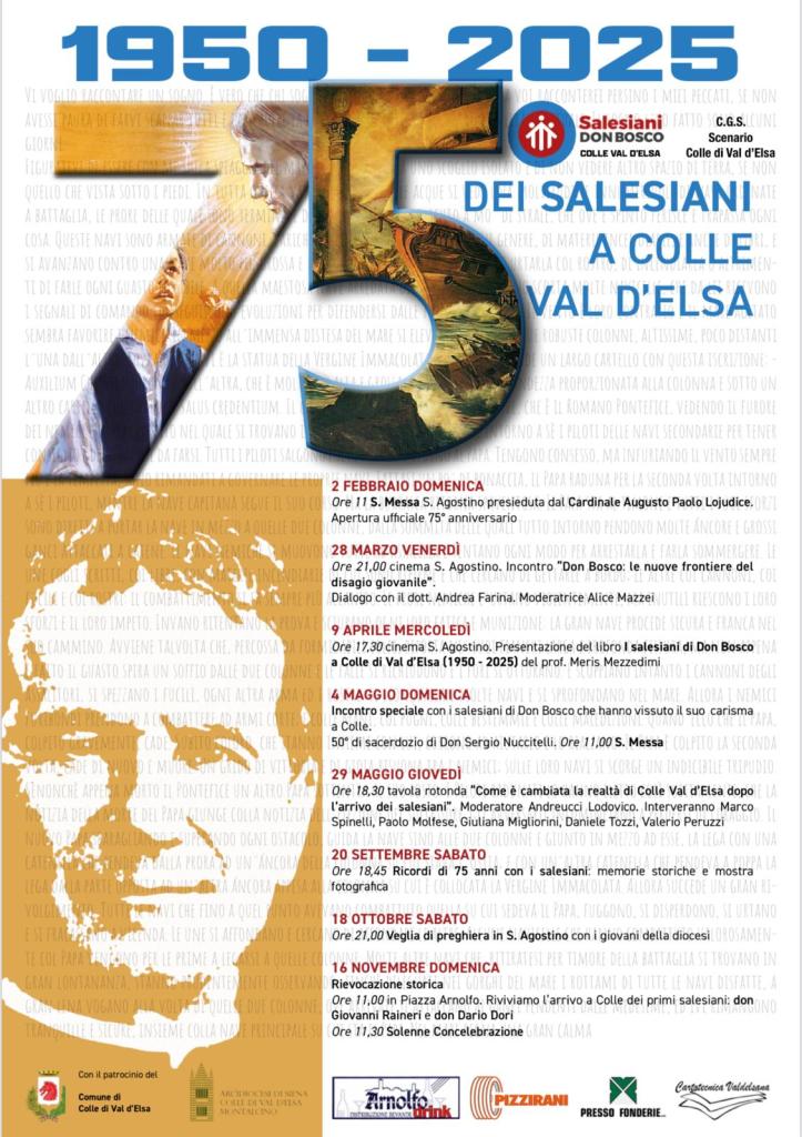Iniziano i festeggiamenti per i 75 anni dei salesiani a Colle