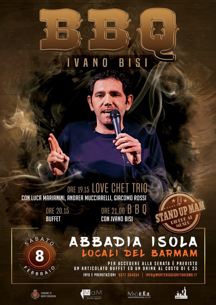 “Stand Up MaM. Ridere al Museo”, grande musica con Luca Marianini Trio ‘Love Chet’ e la comicità di Ivano Bisi