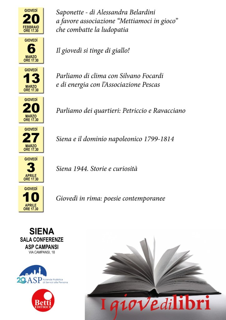 Betti Editrice e Asp Città Siena presentano 