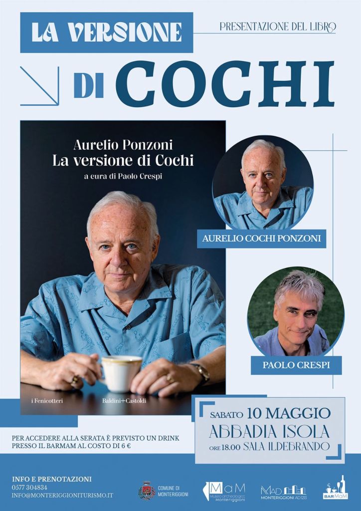 INCROCI: sabato 10 maggio “La versione di Cochi”: sessant’anni di storia dello spettacolo italiano raccontati da uno dei suoi protagonisti più amati