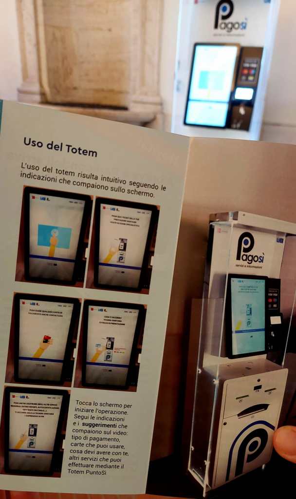E’ attivo il nuovo Totem Pago Sì a Radicondoli