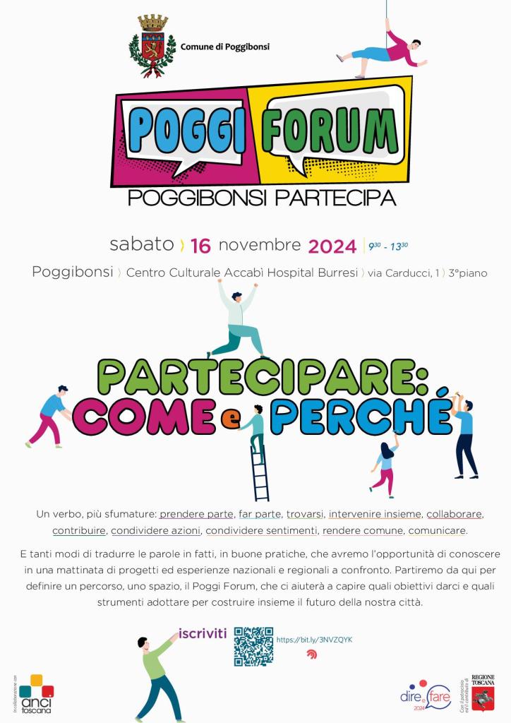 Partecipazione: come e perché. A Poggibonsi confronto tra esperienze da tutta Italia