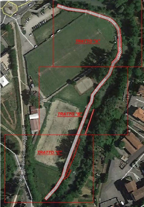 Sistemazione del percorso sull'Elsa tra la Virtus e il Masso