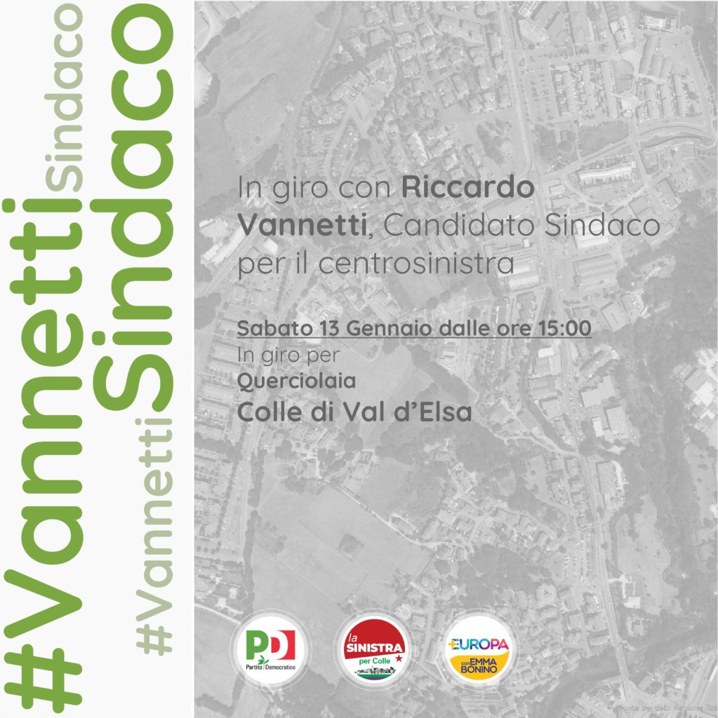 Sabato Riccardo Vannetti sarà in giro in Querciolaia