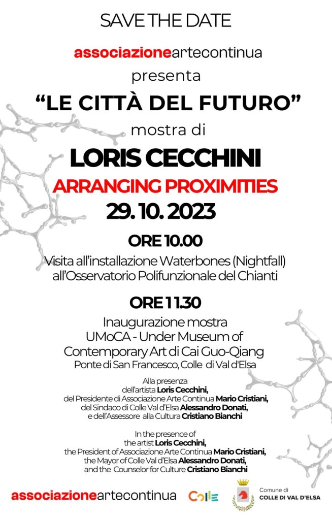 Colle ospita Arranging Proximities di Loris Cecchini