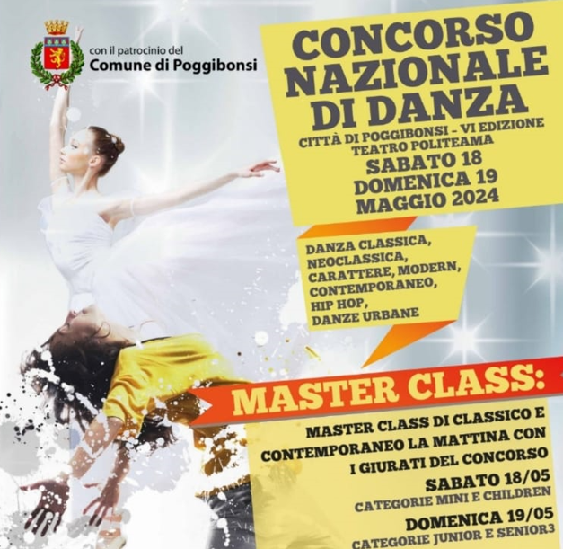 Politeama, sesta edizione del “Concorso nazionale di danza città di Poggibonsi”
