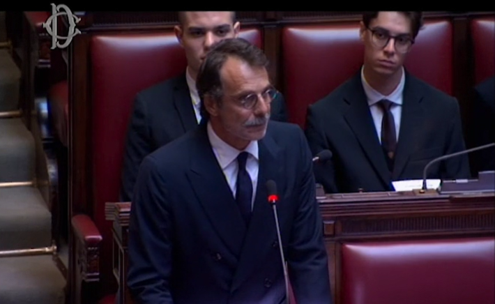 VIDEO | Alessandro Preziosi nei panni di Giacomo Matteotti legge alla Camera ‘il discorso della morte’