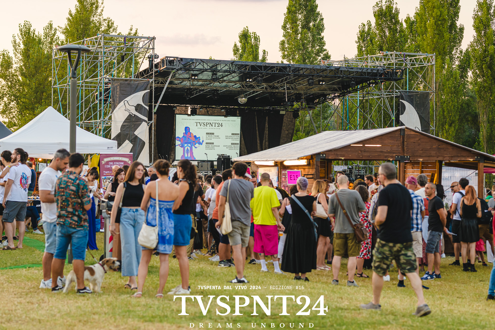 TVSpenta dal vivo 2025: quattro giornate di musica, arte e cultura a Rapolano Terme