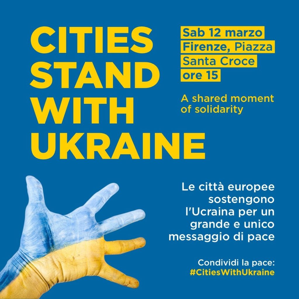 Eurocities, Nardella lancia da Firenze una manifestazione contro la guerra in Ucraina: ok da Vienna e Madrid