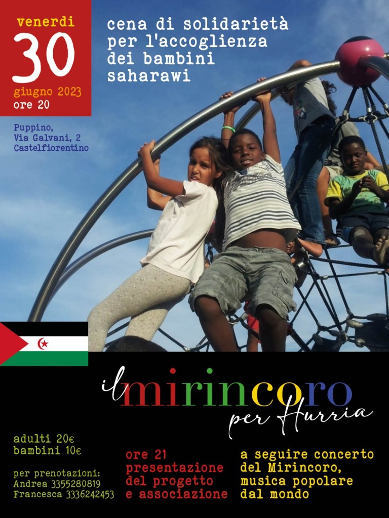 Castelfiorentino si prepara ad accogliere i bambini Saharawi
