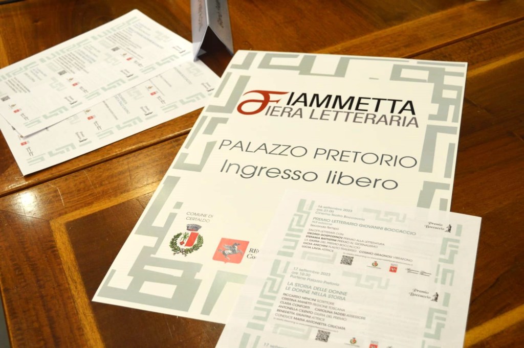 Certaldo, prima edizione della Fiera Letteraria Fiammetta