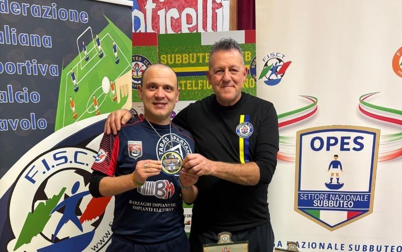Subbuteo: in Toscana Perotti secondo nella categoria Cadetti