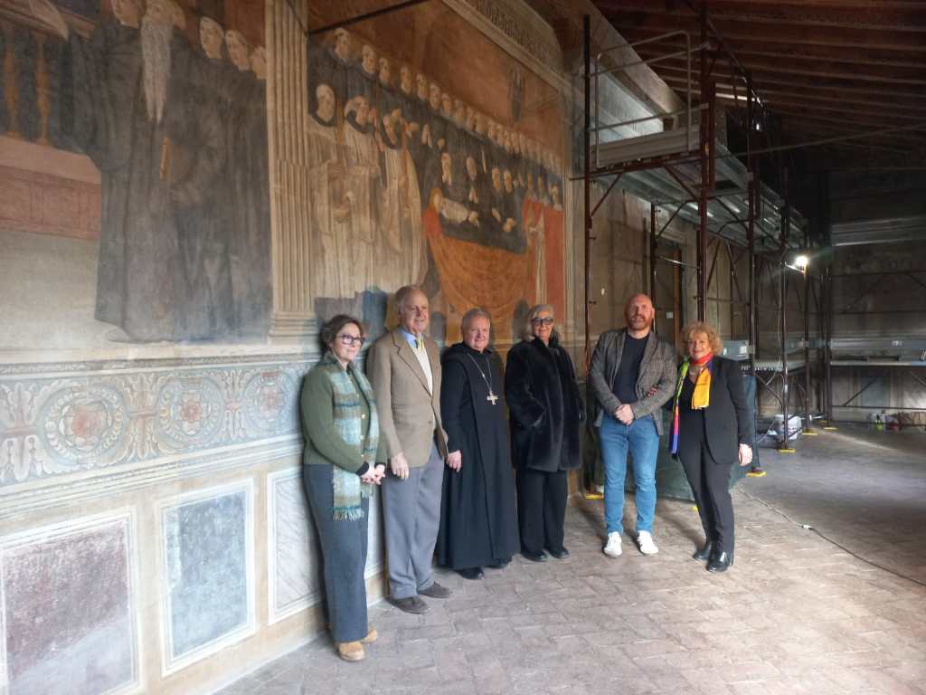 Barberino Tavarnelle, restauro del ciclo di affreschi dedicato a San Benedetto: completata la prima fase