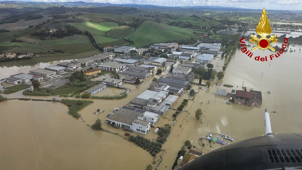 Castelfiorentino, allagata area tra Petrazzi e il Torrente Pesciola