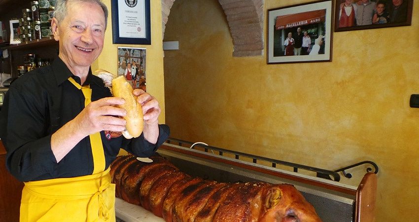 San Gimignano. La Porchetta di Monte San Savino e l’Aglione della Val di Chiana tra le eccellenze di Torciano Longevity