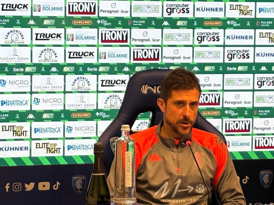 Empoli, Dionisi avverte: "Modena superiore sulla carta, serve una reazione da squadra vera"