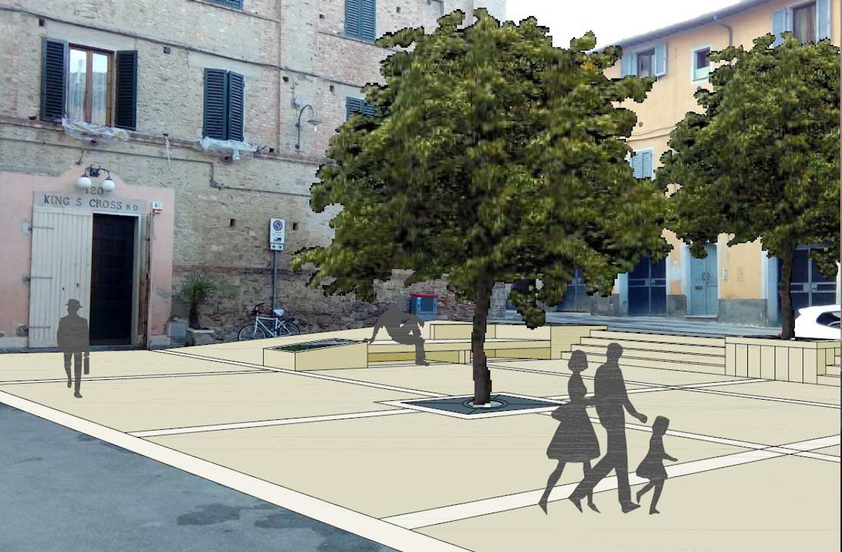 Lavori in Gallurì, piazzetta Amendola e via Frilli