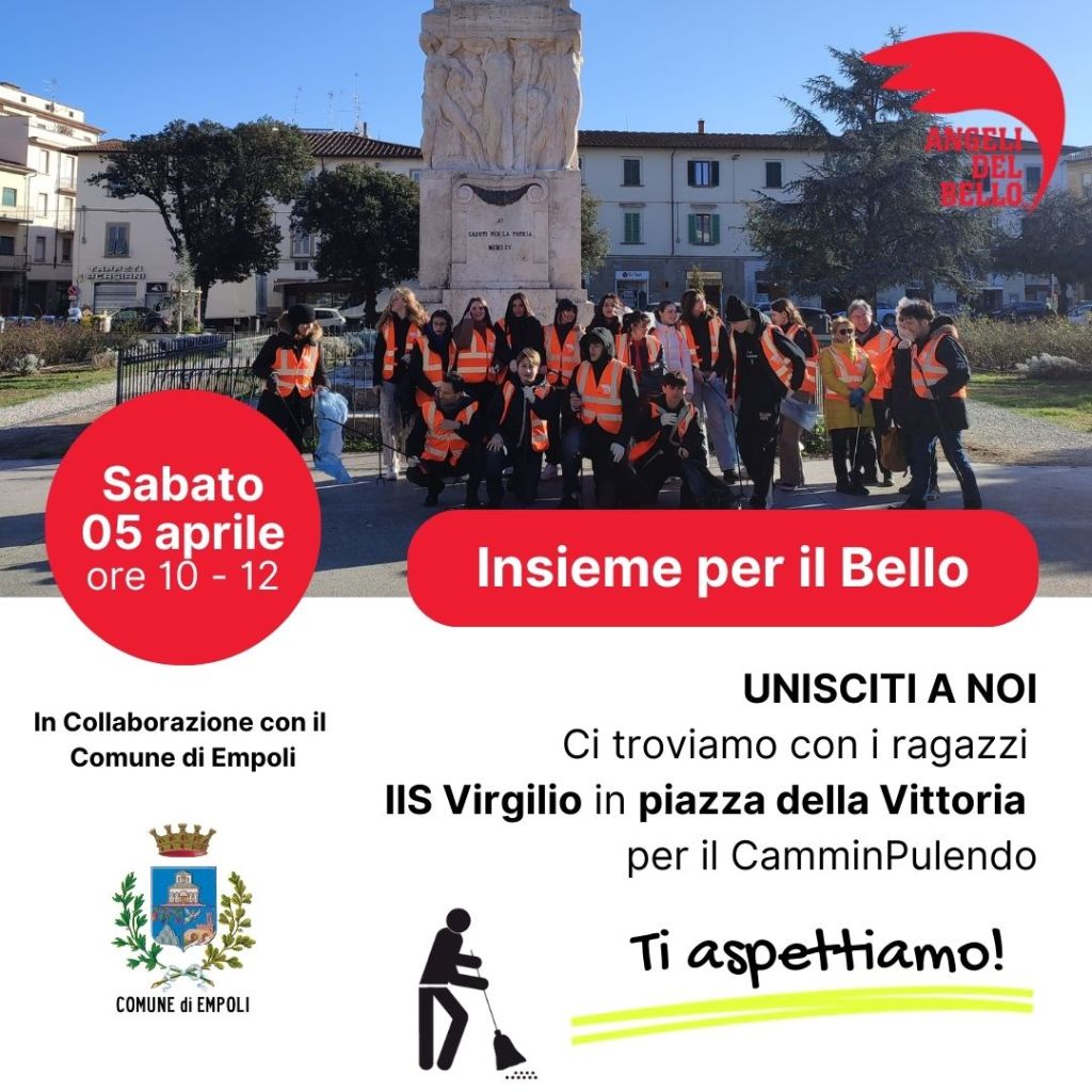 Empoli, fine settimana all’insegna di “CamminPulendo” e la visita a tema “Primavera è nell’aria”