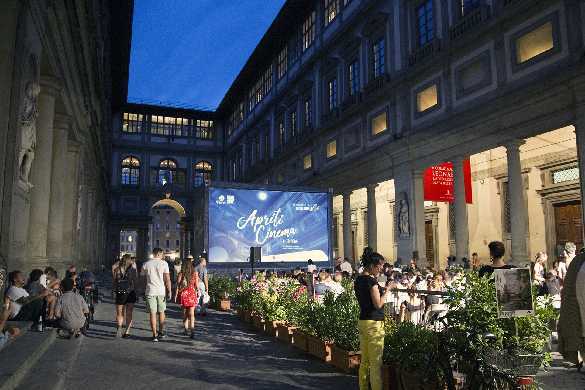Apriti Cinema 2023: l’arena estiva nel cortile degli Uffizi accende le notti fiorentine