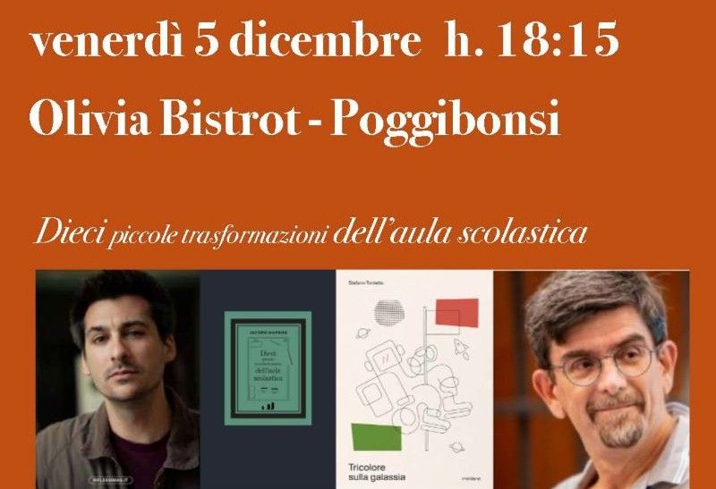 La Scintilla e Olivia Bistrot presentano la rivoluzione copernicana in classe: Narros e Tonietto stravolgono scuola e cosmo