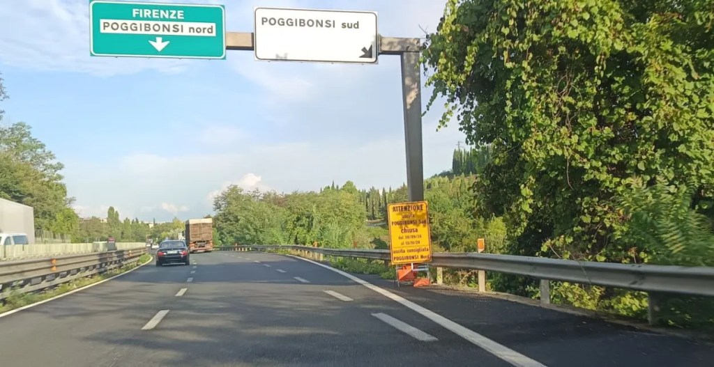 Poggibonsi, chiude oggi la rampa di uscita Poggibonsi sud