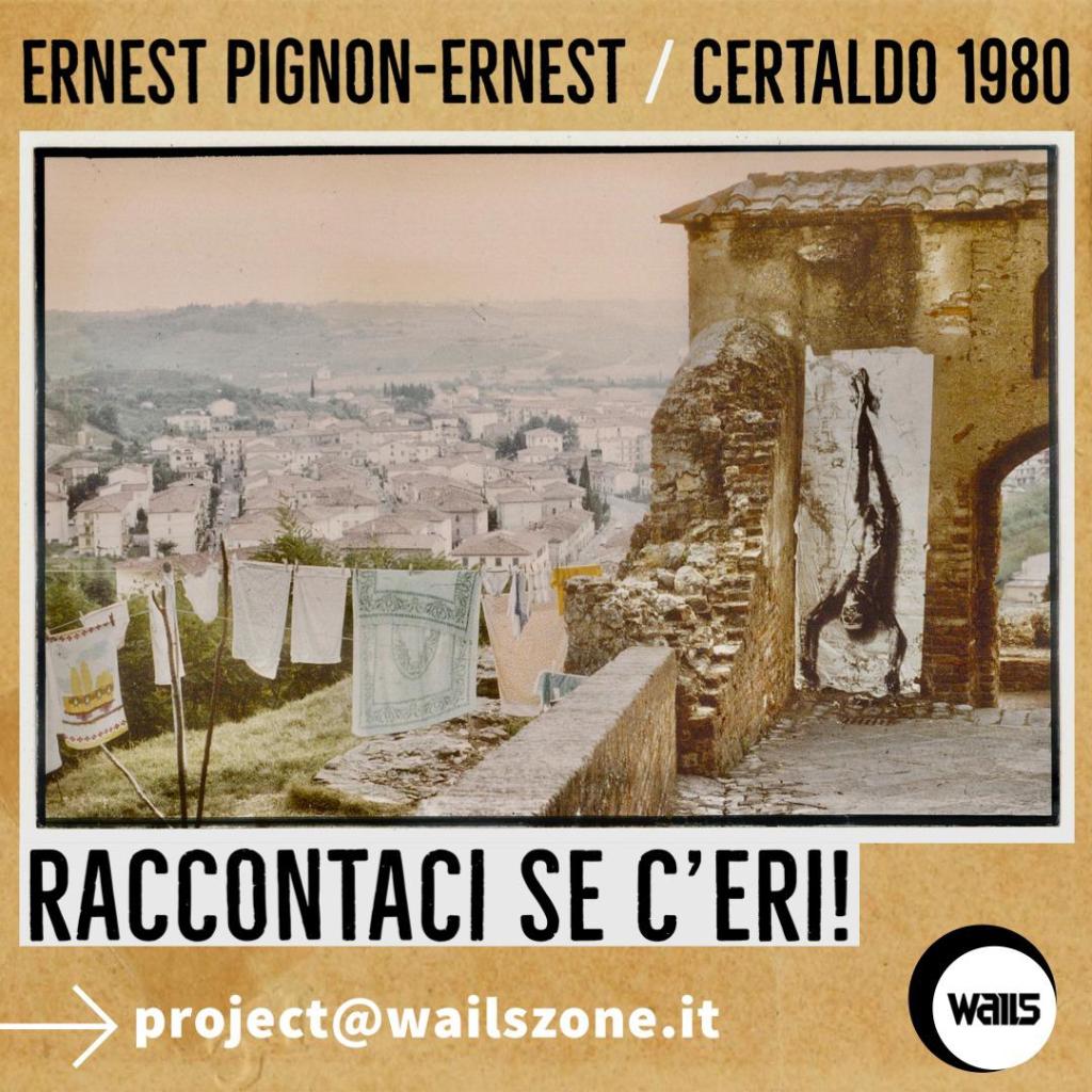 Certaldo, cercasi documenti, foto e articoli di Ernest Pignon-Ernest per realizzare una mostra
