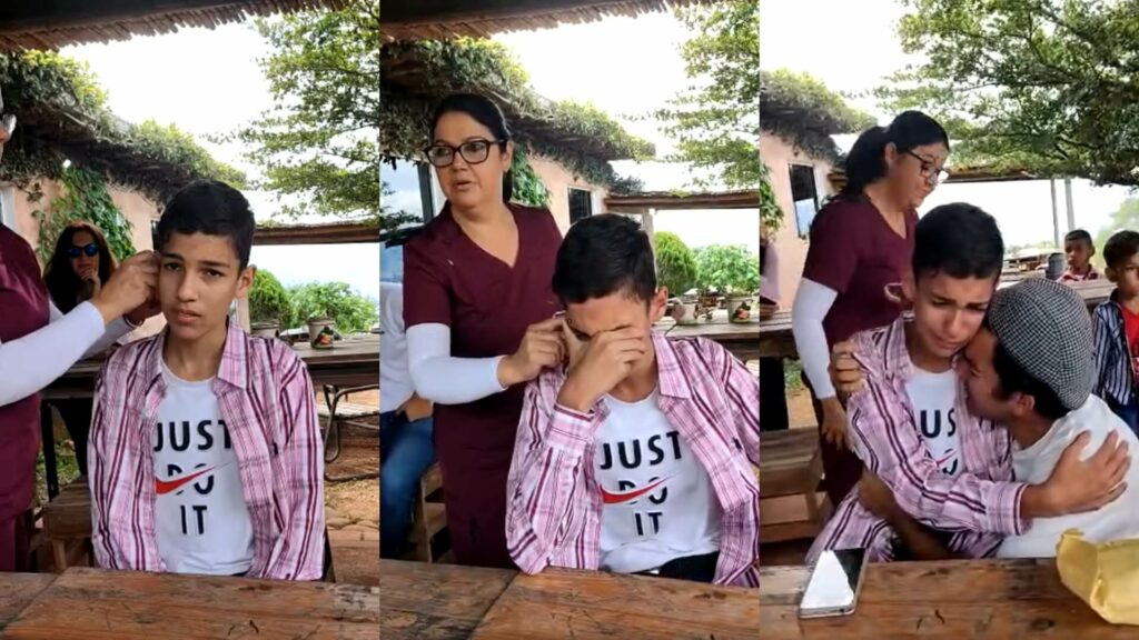 Video- Bimbo sordo sente per la prima volta: la sua reazione emoziona tutti