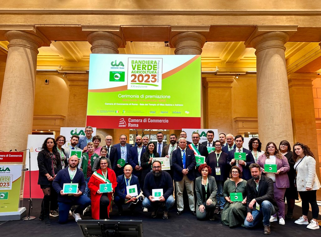Bandiera Verde 2023: a Roma premiata Martina Crociani (Pienza) come AgriWoman dell’anno