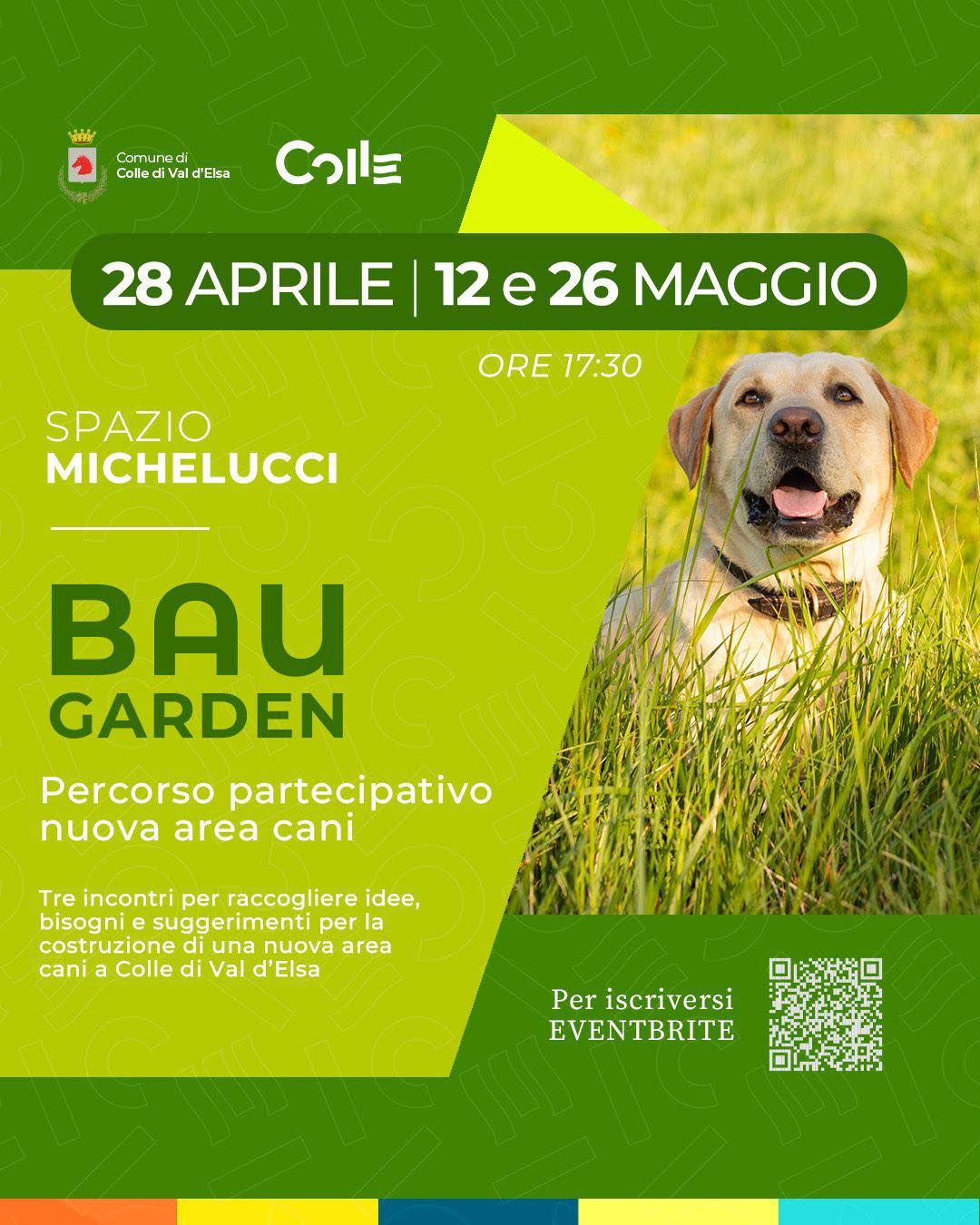 Colle di Val d'Elsa, nasce il "Bau Garden": marted&igrave; il primo incontro per la nuova area cani