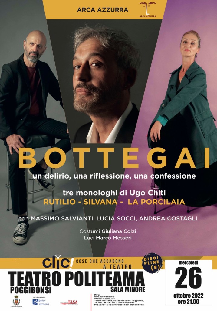<strong>Al Politeama Arca Azzurra in “Bottegai”</strong>