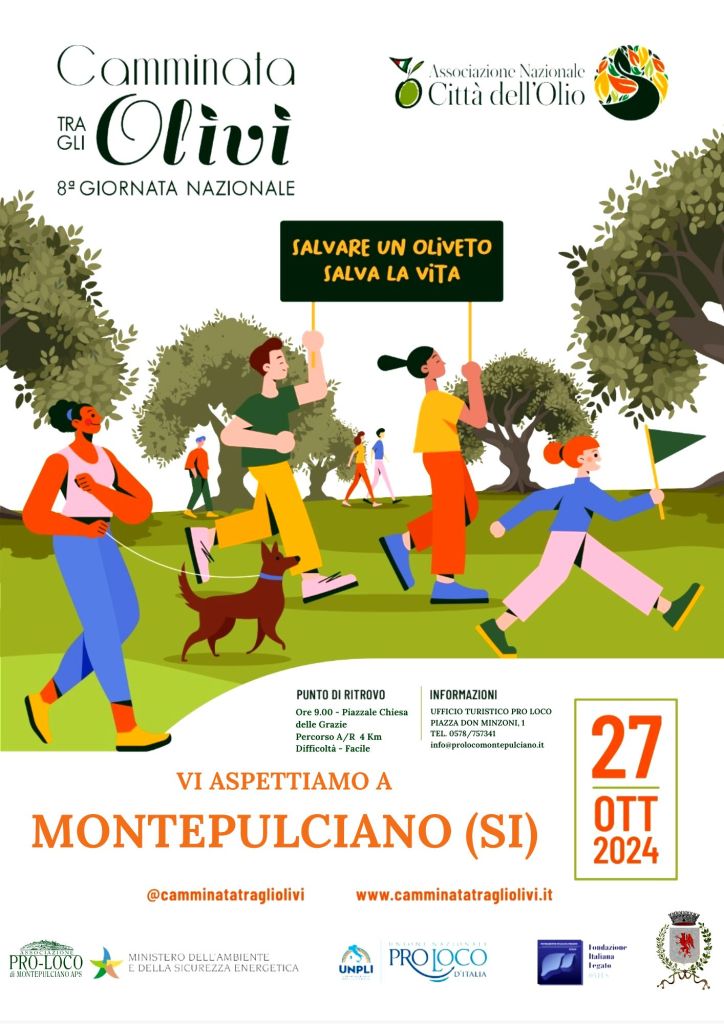 Camminata tra gli Olivi 2024 a Montepulciano