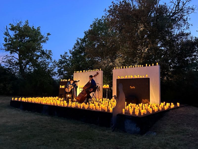Tornano le “CandleWineNights” al Parco Sculture