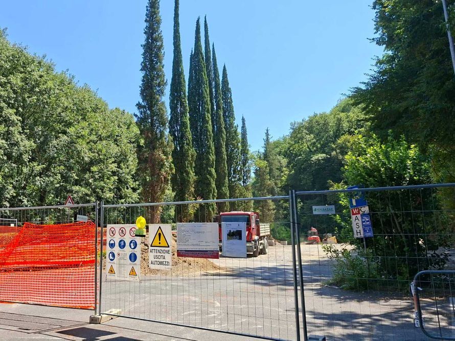 Iniziati i lavori per l'area camper del Vallone a Poggibonsi: investimento da 200mila euro
