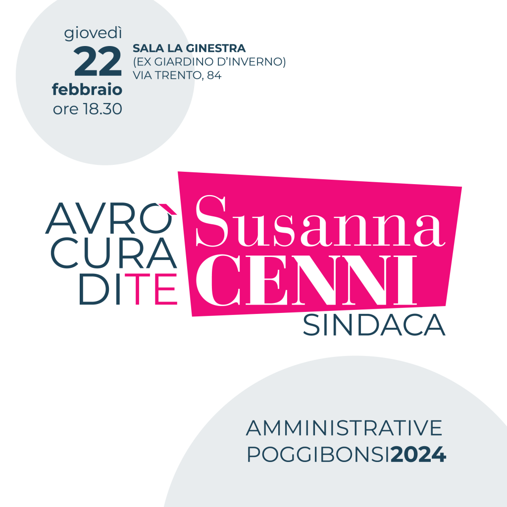 Al via la campagna elettorale  di Susanna Cenni, «Serietà, ascolto e un percorso condiviso per costruire la città del futuro»