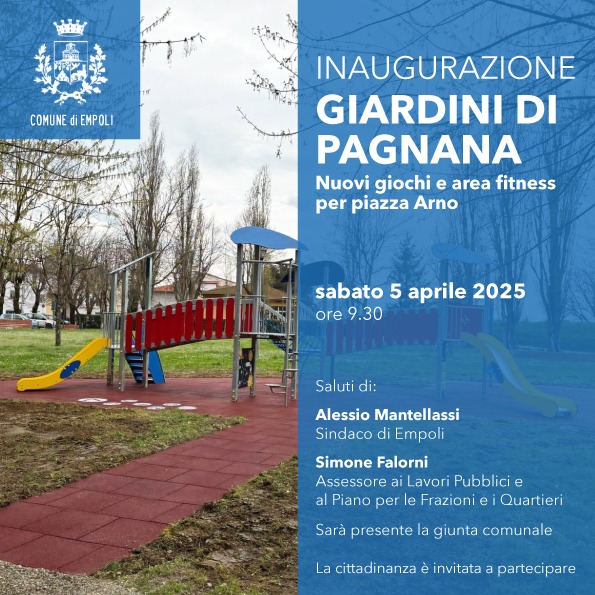 Nuova area giochi per Pagnana, l'inaugurazione con la cittadinanza