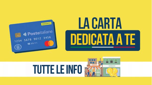 Torna il bonus di 500 euro della card ‘Dedicata a te’