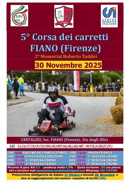 Fiano presenta  la 5ª Edizione della Corsa dei Carretti