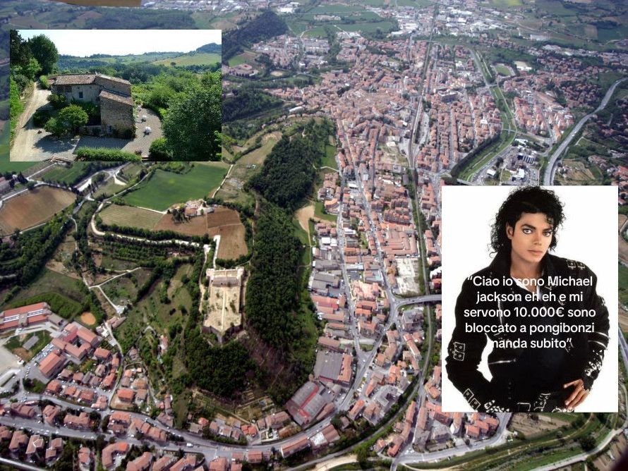 Poggibonsi nel mirino dei media: tra il caso Del Zanna e il tormentone virale di Michael Jackson