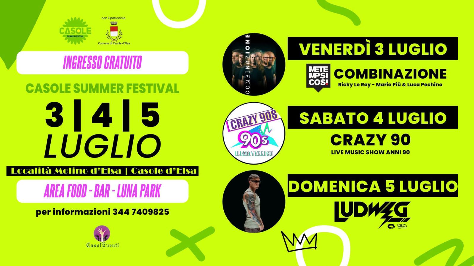 Estate 2026 a Casole d&rsquo;Elsa: tutti gli eventi di luglio e il 150&deg; Palio